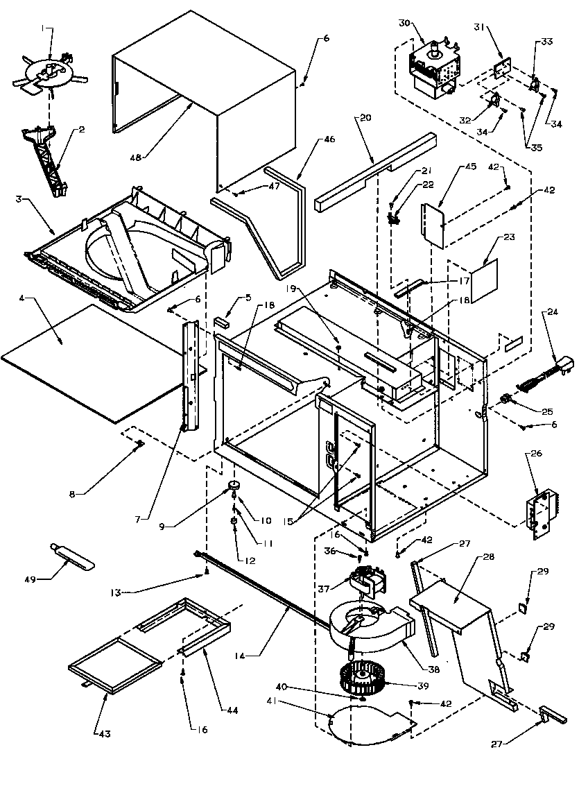CHASSIS ASSEMBLY & ELECTRICAL COMPONENTS