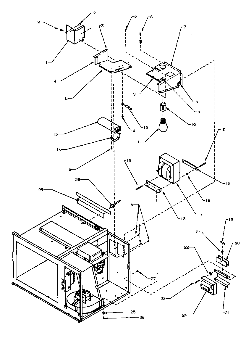 CHASSIS ASSEMBLY & ELECTRICAL COMPONENTS (CON'T)