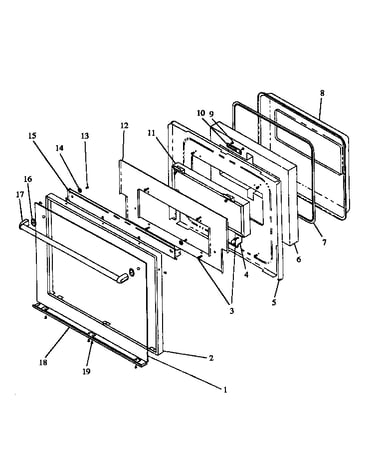 Oven door