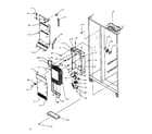 Amana SXDE27QW-P1162208WW evaporator and air handling diagram