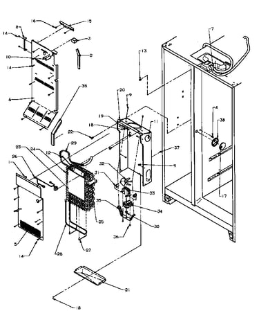 Evaporator and air handling