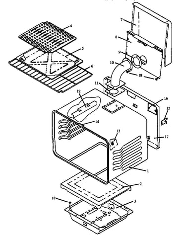 Oven assembly- bar broiler