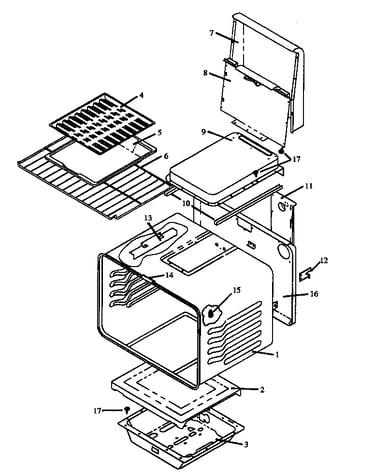 Oven assembly - ultra ray broiler