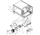 Amana CFSP70-P4020006301 int. elect comp. & related mounting parts diagram