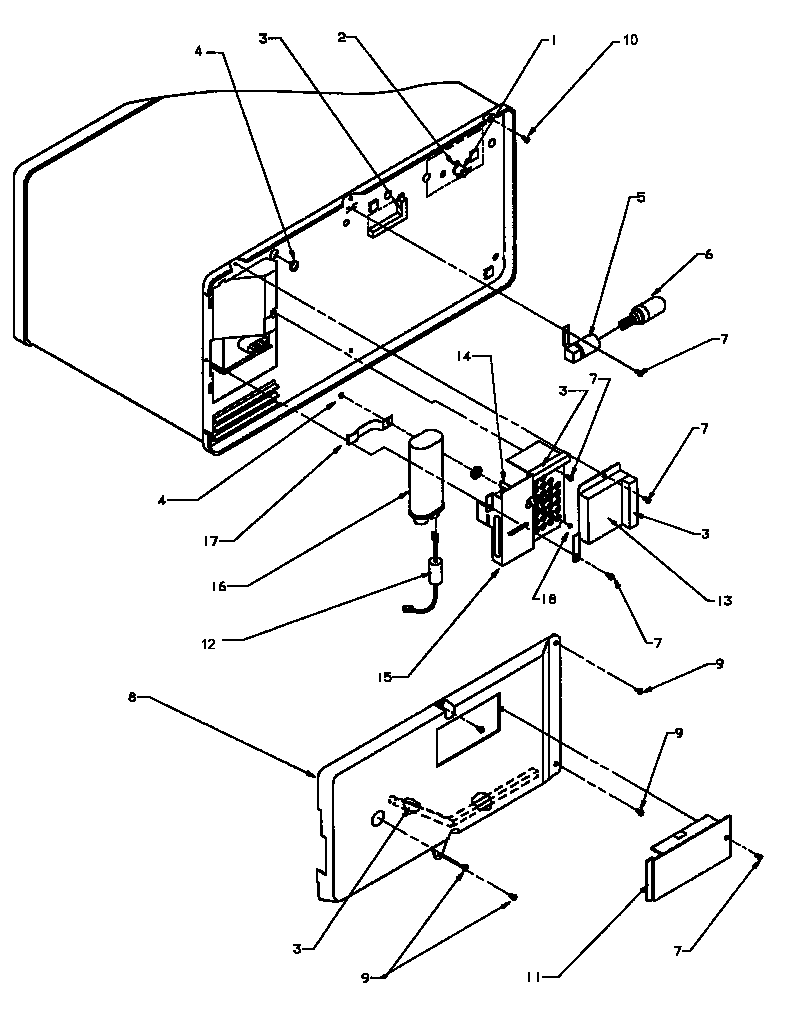 BACK SIDE ELECTRICAL COMPONENTS