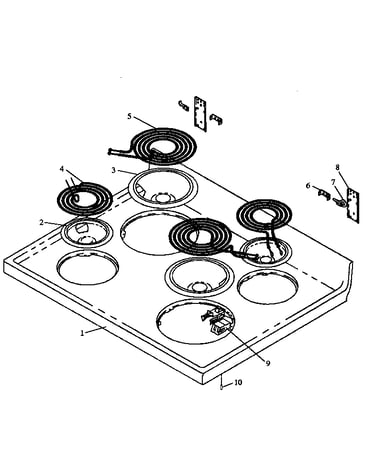 Main top assembly