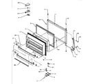 Amana TSI18A5W-P1188201WW freezer door diagram
