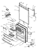 Refrigerator door