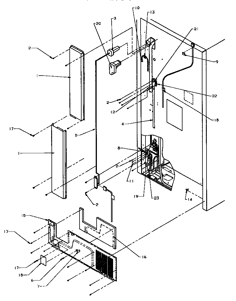 Cabinet back