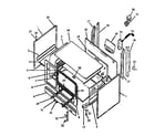 Caloric RBK22AA093M-P1142718NW cabinet assembly for 36" models (rbk29aa093m/p1142829nw) (rbk29aa093m/p1142950nw) diagram