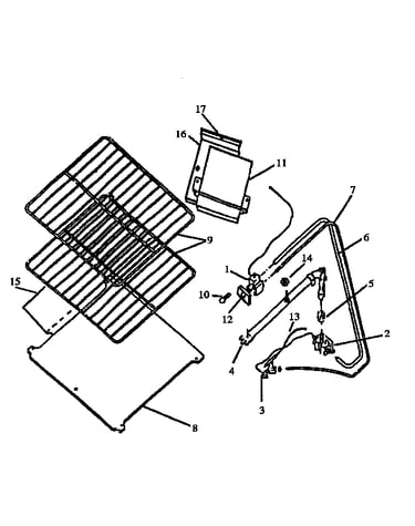 Lower oven components