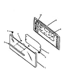 Oven door assembly