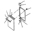 Caloric RBK29AA093M/P1142829NW cabinet door assembly (rbk29aa093m/p1142829nw) (rbk29aa093m/p1142950nw) diagram