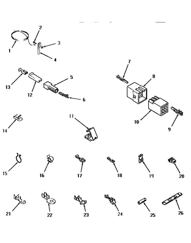 Wire and terminals
