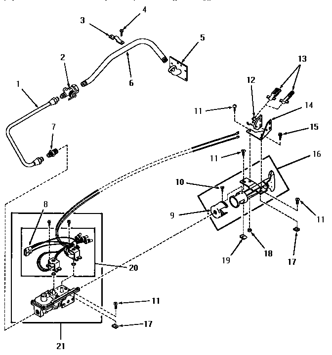 GLOW BAR IGNITION BURNER