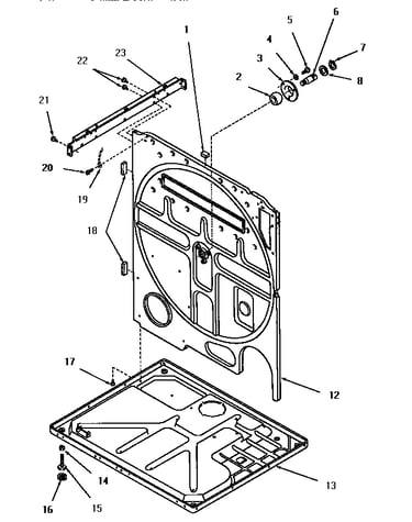 Rear frame and frame base