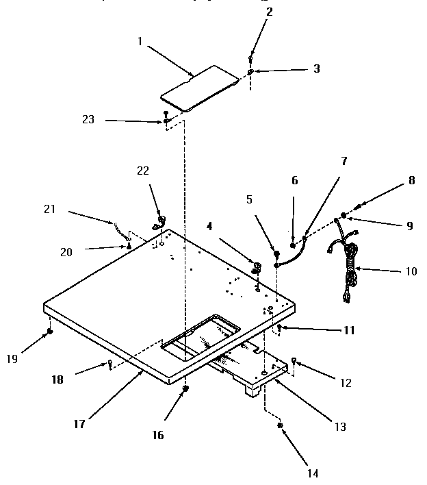 Cabinet top