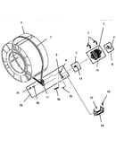 Motor, idler and belt