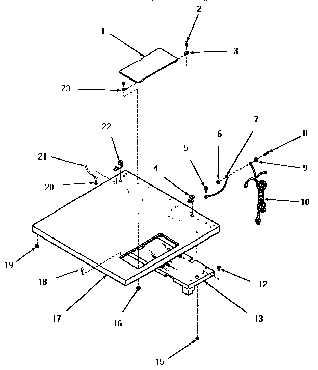Cabinet top