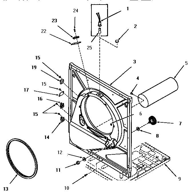 Front frame and air shroud