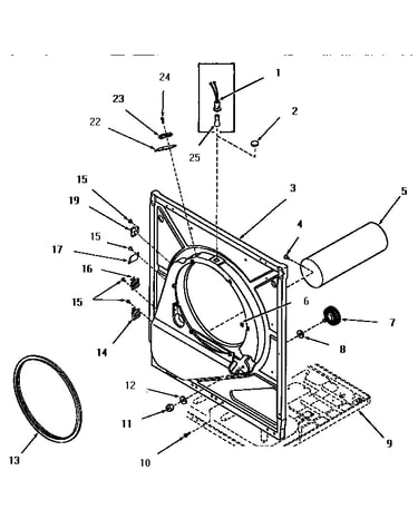 Front frame and air shroud