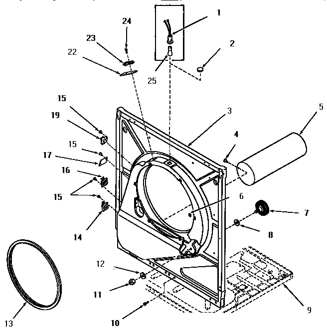 FRONT FRAME AND AIR SHROUD