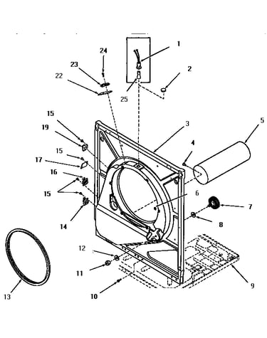 Front frame and air shroud