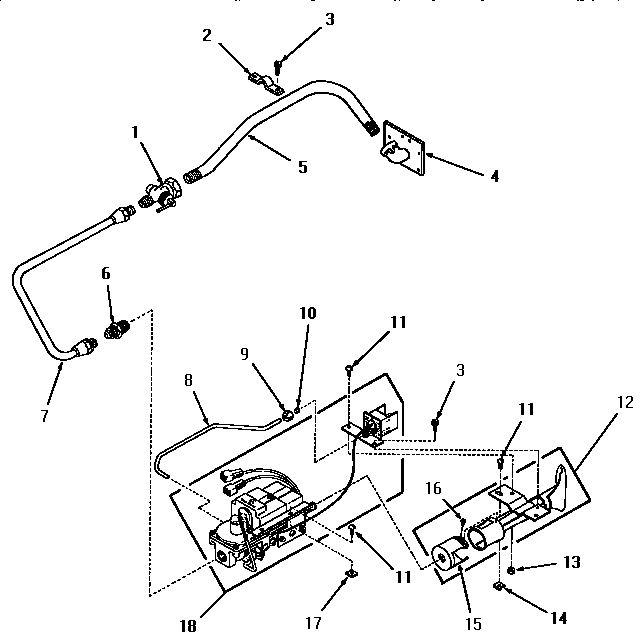Standing pilot burner