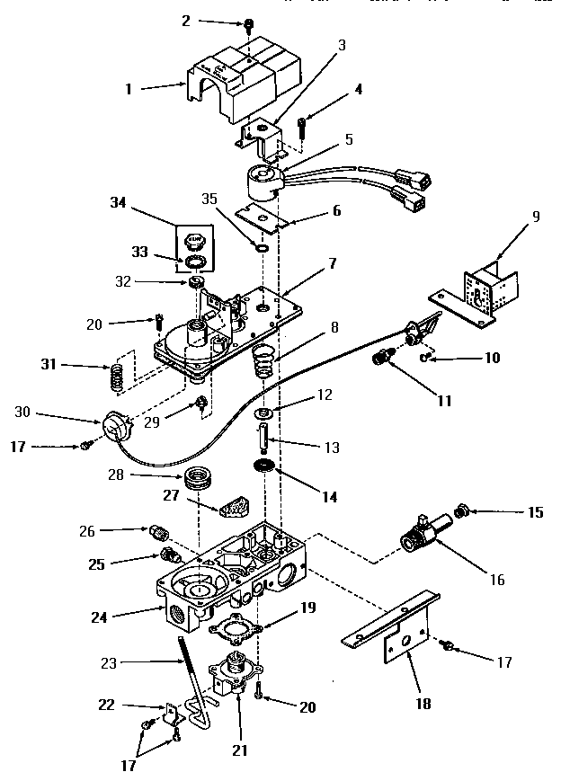 GAS VALVE (NATURAL / MIXED GAS)