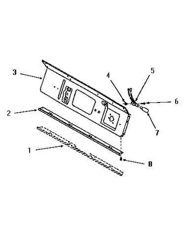 Panel support plate and bulb