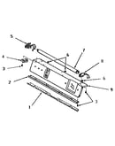 Panel support plate and fluorescent tube