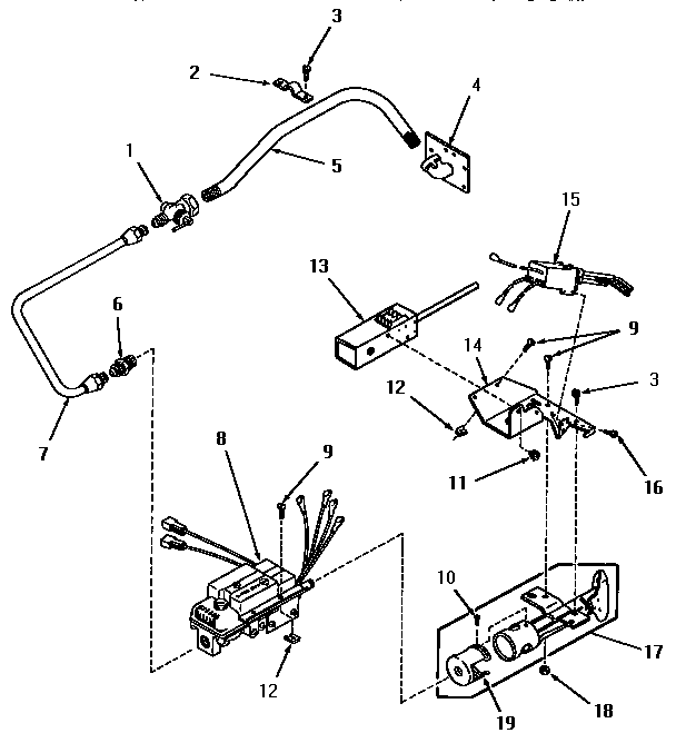 Automatic ignition burner