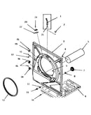 Front frame and air shroud