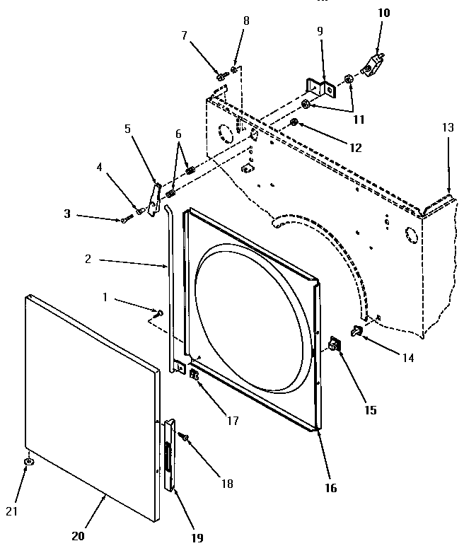 Loading door and door safety switch