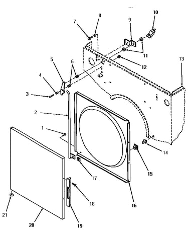 Loading door and door safety switch