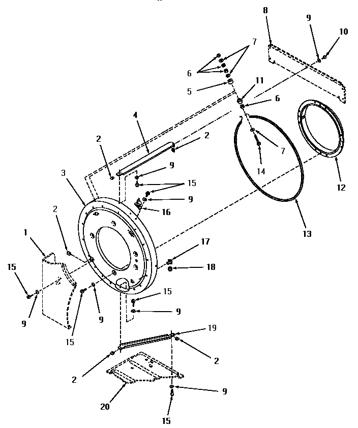 Heater element and housing