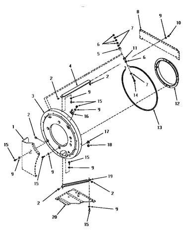 Heater element and housing