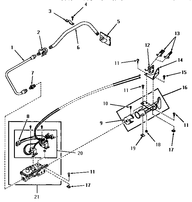 Glow bar ignition burner