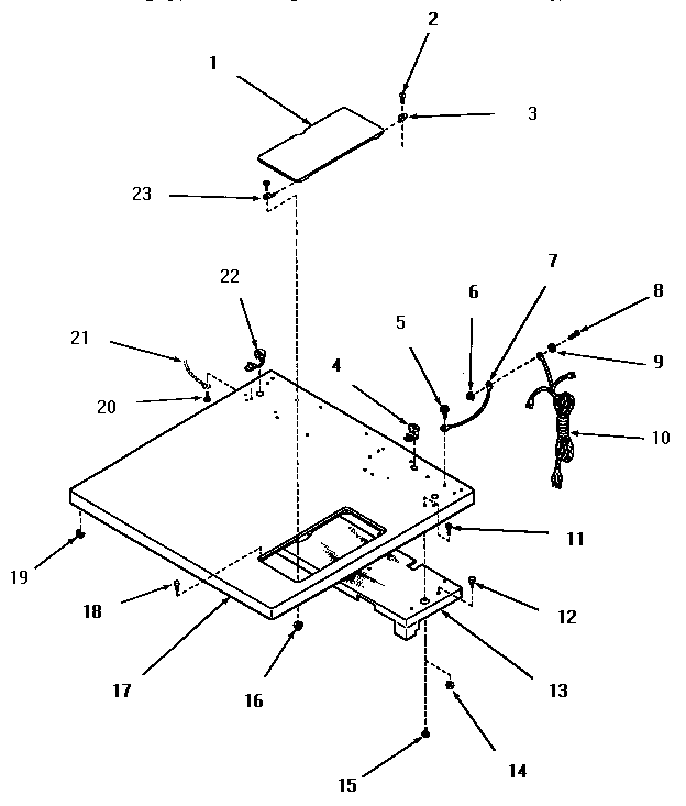 Cabinet top