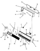 Control panel, control hood and controls