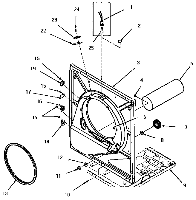 Front frame and air shroud