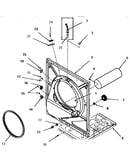 Front frame and air shroud