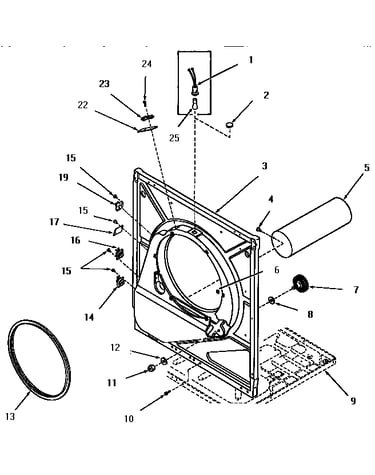 Front frame and air shroud