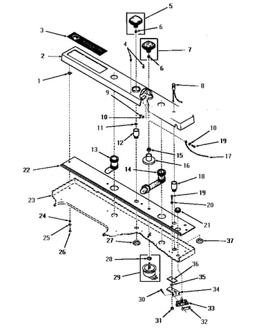 Control housing and controls