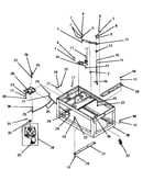 Wash motor and frame