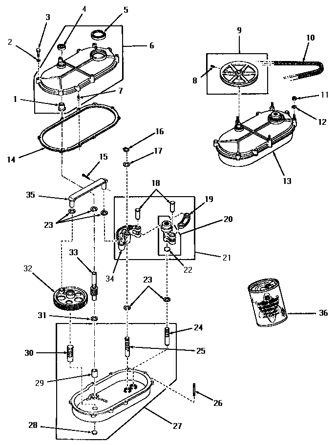10502 transmission assembly