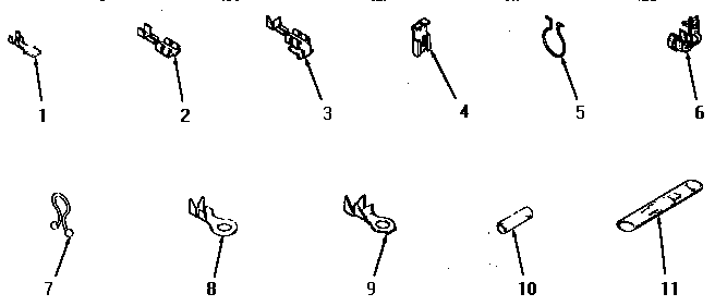 Wire harness, wire and terminals