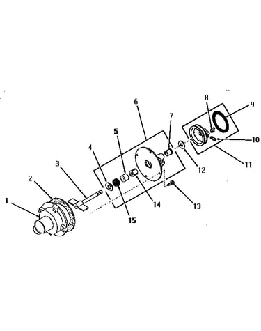A10054 wash pump assembly