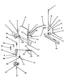 Wash pump, control rods and bracket
