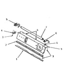 Panel support plate and fluorescent tube